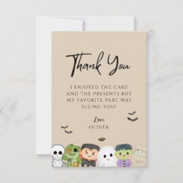 Halloween Spooky One Geburtstag Danke