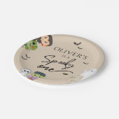 Halloween Spooky One Geburtstag Pappteller (Schrägansicht)