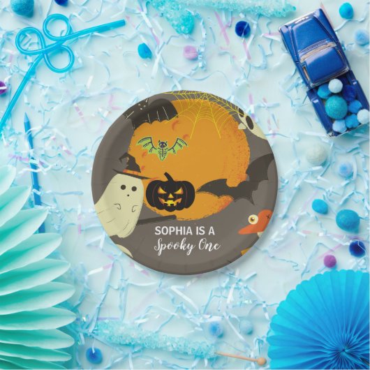 Halloween Spooky One Geburtstag Pappteller (Party)