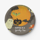 Halloween Spooky One Geburtstag Pappteller (Vorderseite)