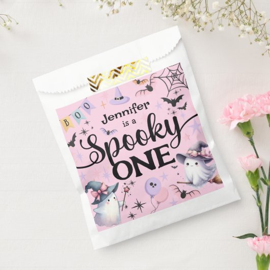 Halloween Spooky One Niedlich Ghost 1. Geburtstag Geschenktütchen (Versiegelt)