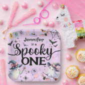 Halloween Spooky One Niedlich Ghost 1. Geburtstag Pappteller (Party)