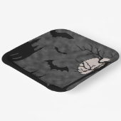 HALLOWEEN SPOOKY PAPIER TELLER (Gewinkelt)