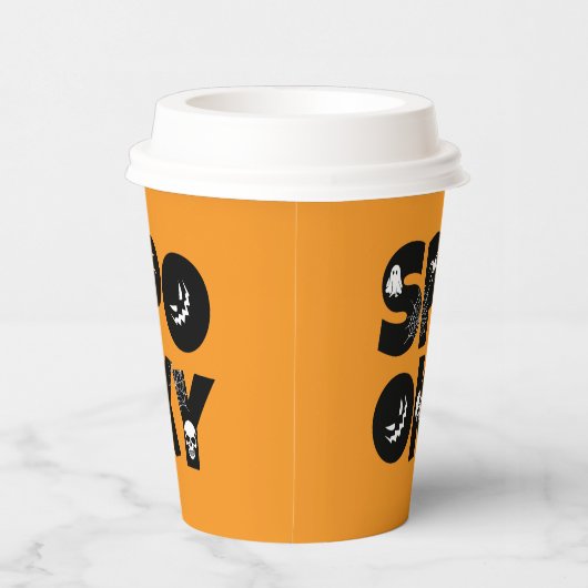Halloween spooky pappbecher (Rechts)