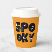 Halloween spooky  pappbecher (Vorderseite)