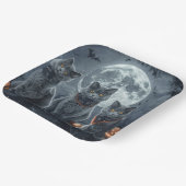 Halloween Spooky Pappteller (Gewinkelt)