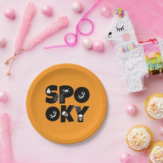 Halloween spooky pappteller (Party)
