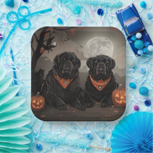 Halloween Spooky Pappteller (Party)