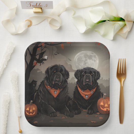 Halloween Spooky Pappteller (Hochzeit)