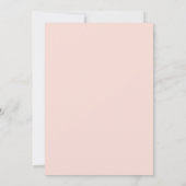 Halloween Spooky Pink Groovy Ghost Geburtstag Einladung (Rückseite)