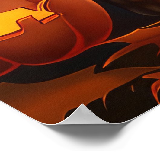 Halloween Spooky Poster (Ecke)