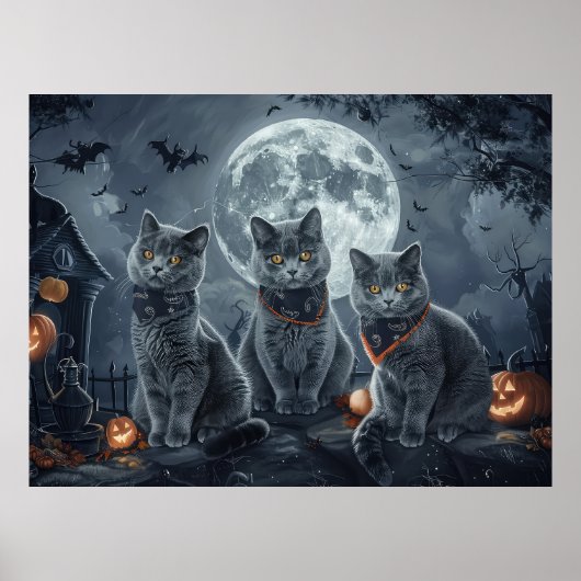 Halloween Spooky Poster (Vorne)