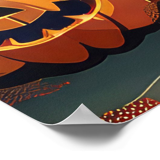 Halloween Spooky Poster (Ecke)