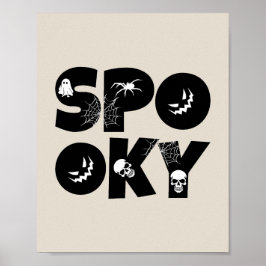 Halloween spooky  poster