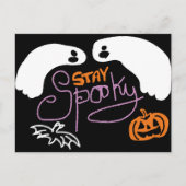 halloween spooky postkarte (Vorderseite)
