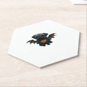 Halloween Spooky Pug Classic T-Shirt Untersetzer (angewinkelt)