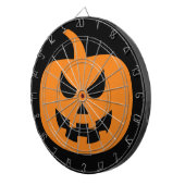 Halloween Spooky Pumpkin Beängstigend Dartscheibe (Vorderseite rechts)