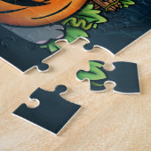 Halloween Spooky Pumpkin Cat Puzzle (Seite)