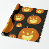 Halloween Spooky Pumpkin Geschenkpapier (Ungerollt)