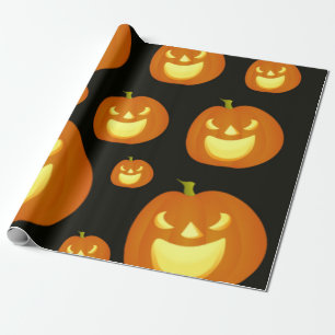 Halloween Spooky Pumpkin Geschenkpapier