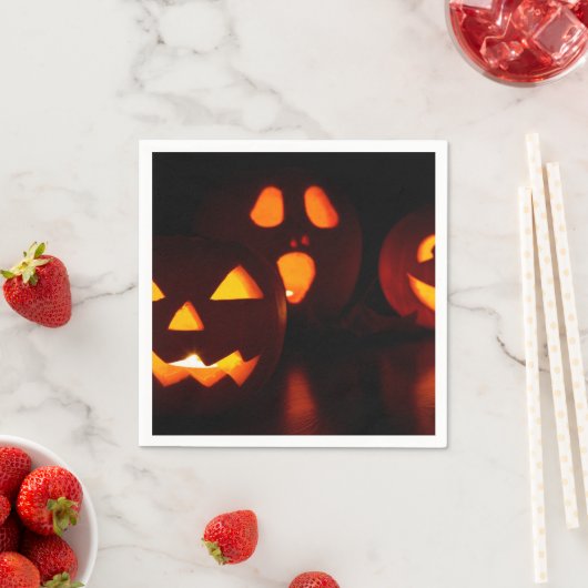 Halloween Spooky Pumpkin Serviette (Beispiel)