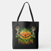 Halloween Spooky Pumpkin Tasche (Vorderseite)