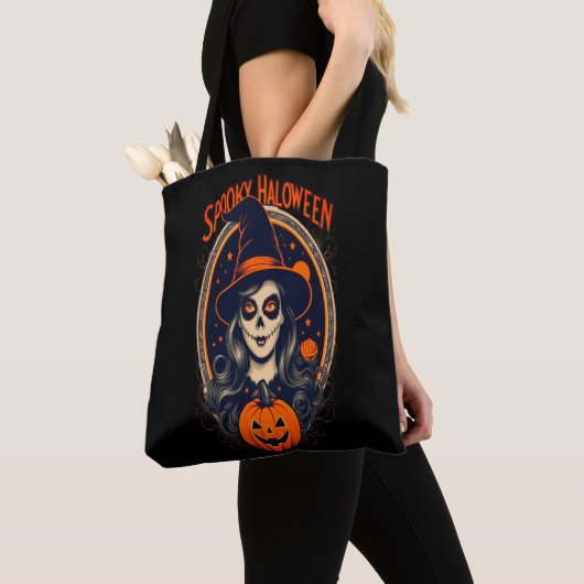 Halloween Spooky Pumpkin Tasche (Von Nahem)