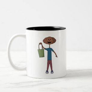 Halloween Spooky Pumpkin Zweifarbige Tasse
