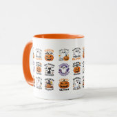 Halloween Spooky Puns" Spaß und humorvolle Tasse (Vorderseite Links)