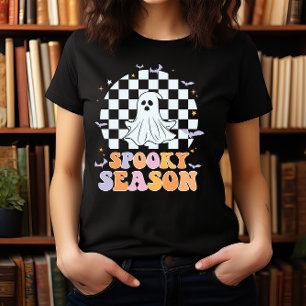 HALLOWEEN SPOOKY SAASON GHOST & BATTS T-Shirt