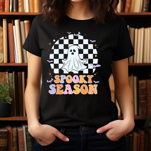 HALLOWEEN SPOOKY SAASON GHOST & BATTS T-Shirt