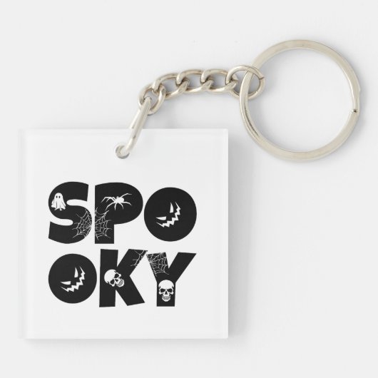 Halloween spooky  schlüsselanhänger (Rückseite)