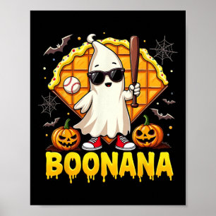Halloween Spooky Season Boonana Niedlich Ghost Nan Poster