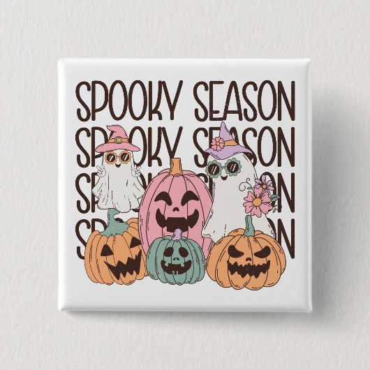 Halloween Spooky Season Button (Vorderseite)