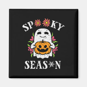 Halloween Spooky Season Ghost Retro Kostüme Frauen Magnet