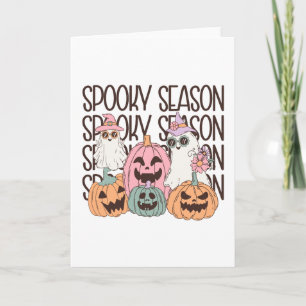 Halloween Spooky Season Karte