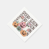 Halloween Spooky Season Serviette (Ecke)