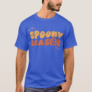 Halloween Spooky Season Wavy Retro Tete mit Kürki T-Shirt