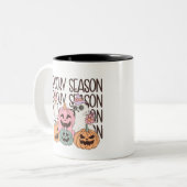 Halloween Spooky Season Zweifarbige Tasse (Vorderseite Links)