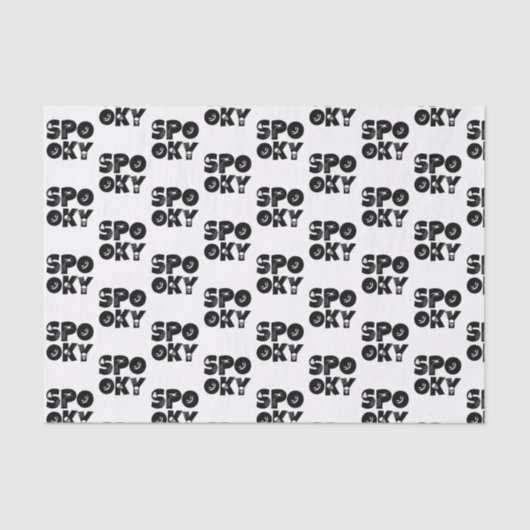 Halloween spooky  seidenpapier (Vorderseite)