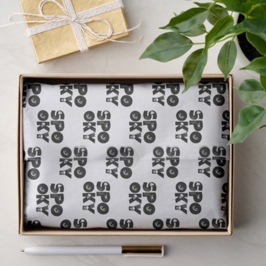 Halloween spooky seidenpapier (Geschenk)