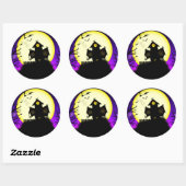 Halloween Spooky Silhouetten Sticker (Blatt)