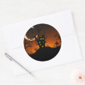 Halloween Spooky Silhouetten Sticker (Umschlag)