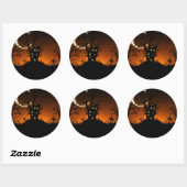 Halloween Spooky Silhouetten Sticker (Blatt)