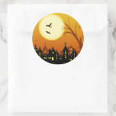 Halloween Spooky Silhouetten Sticker (Tasche)