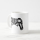 Halloween Spooky Skeleton Gamer Controller Gaming Kaffeetasse (Vorderseite Links)