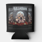 Halloween Spooky Skull and Claw Dosenkühler (Rückseite)