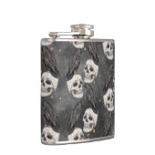 HALLOWEEN SPOOKY SKULS UND SCHWARZE KROWS FLACHMANN (Rechts)