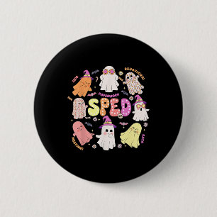 Halloween Spooky Special Bildung Team Button