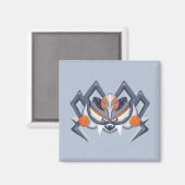 Halloween Spooky Spider / König von Kürbis Magnet (Vorderseite/Rückseite)